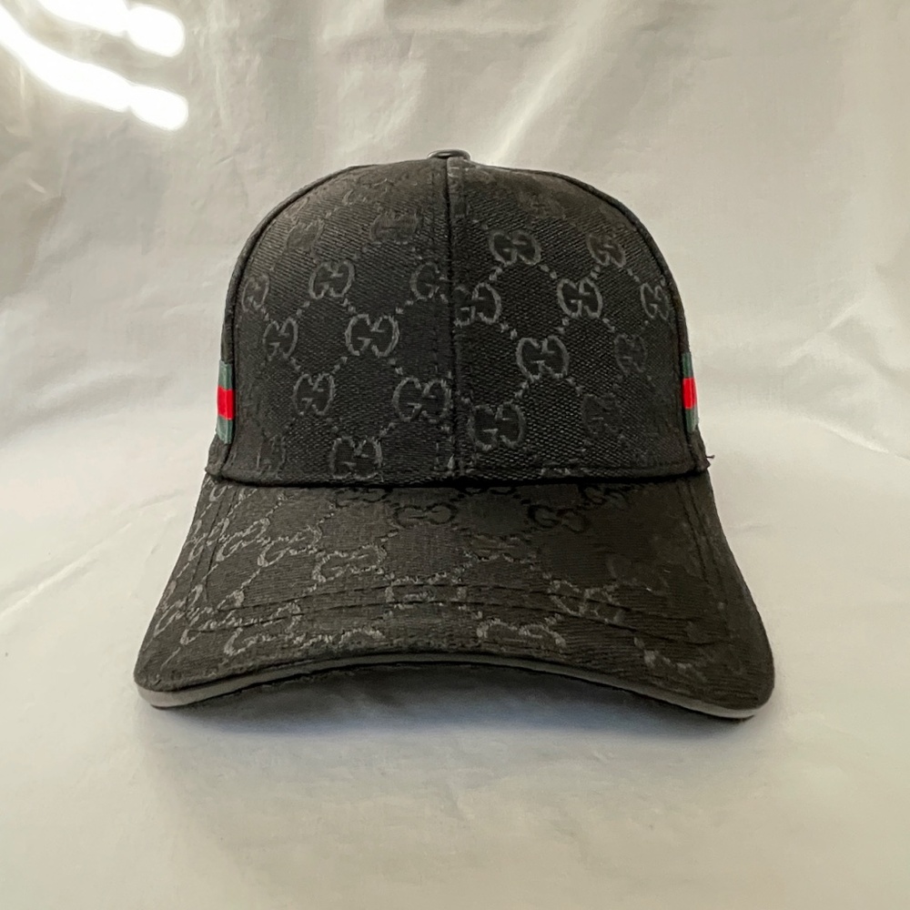 Gucci-Style Baseball Cap Web Stripe Unisex - Picture 4 of 8